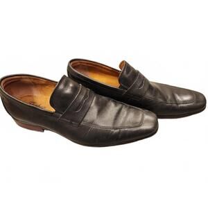 Florsheim Men's Mock Toe Penny Loafer - Classic Black - Mens 10.5D